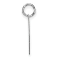 14k White Gold Plain .013 Gauge Engravable Heart Charm-XWM622/13