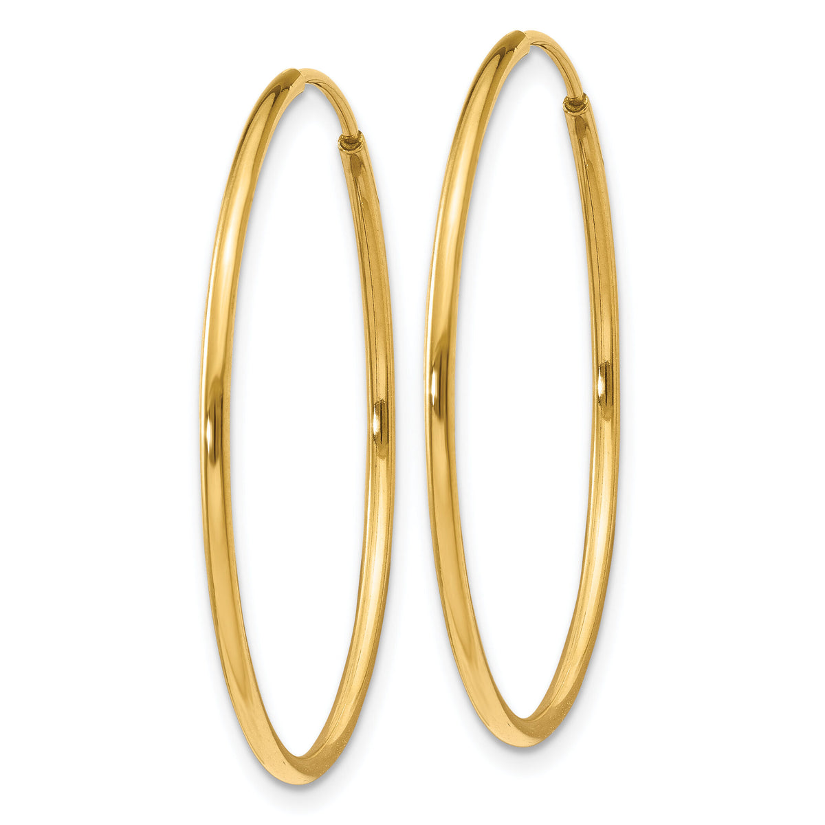 14k 1.20mm Endless Hoop Earring-XY1206