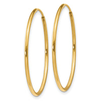 14k 1.20mm Endless Hoop Earring-XY1206