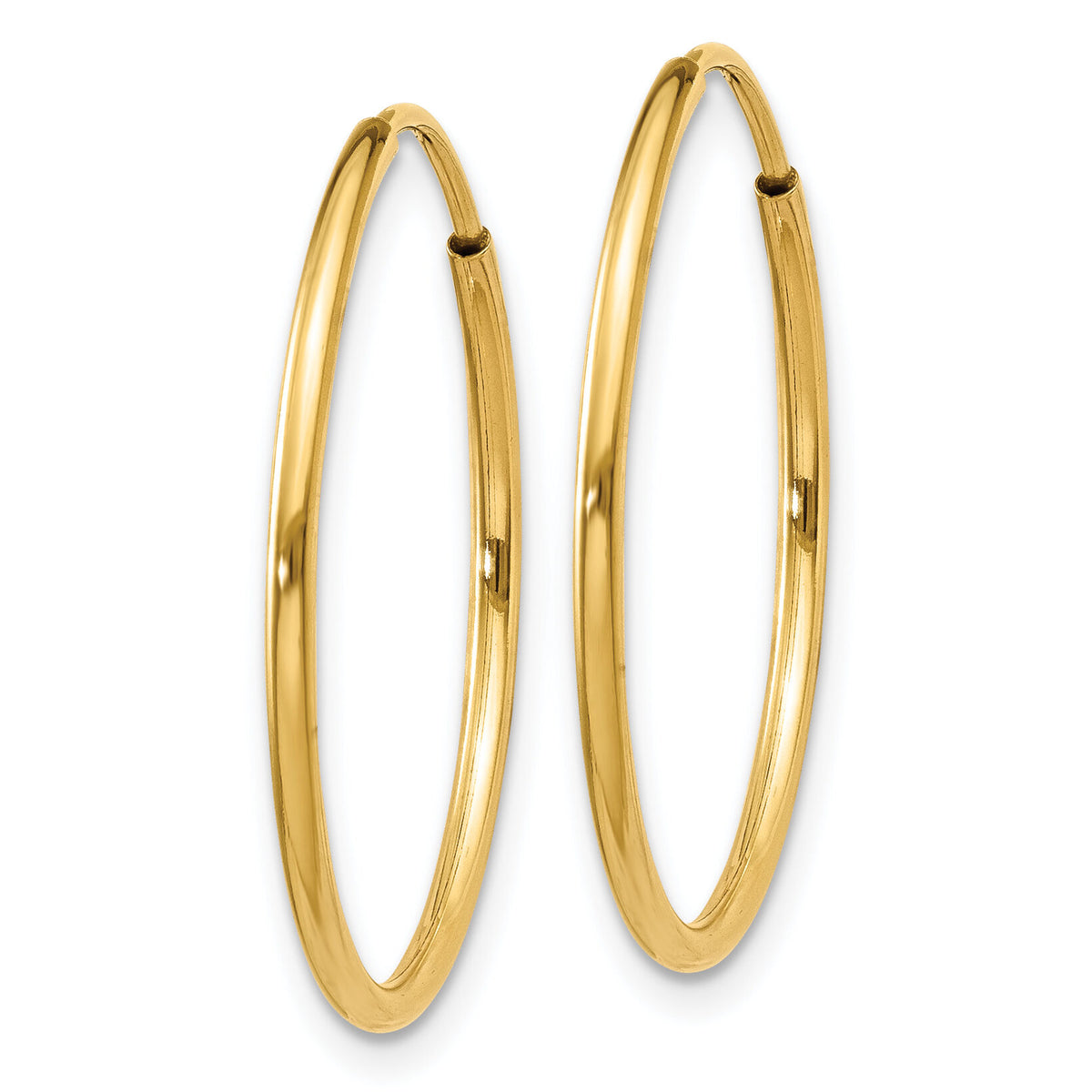 14k 1.20mm Endless Hoop Earring-XY1207