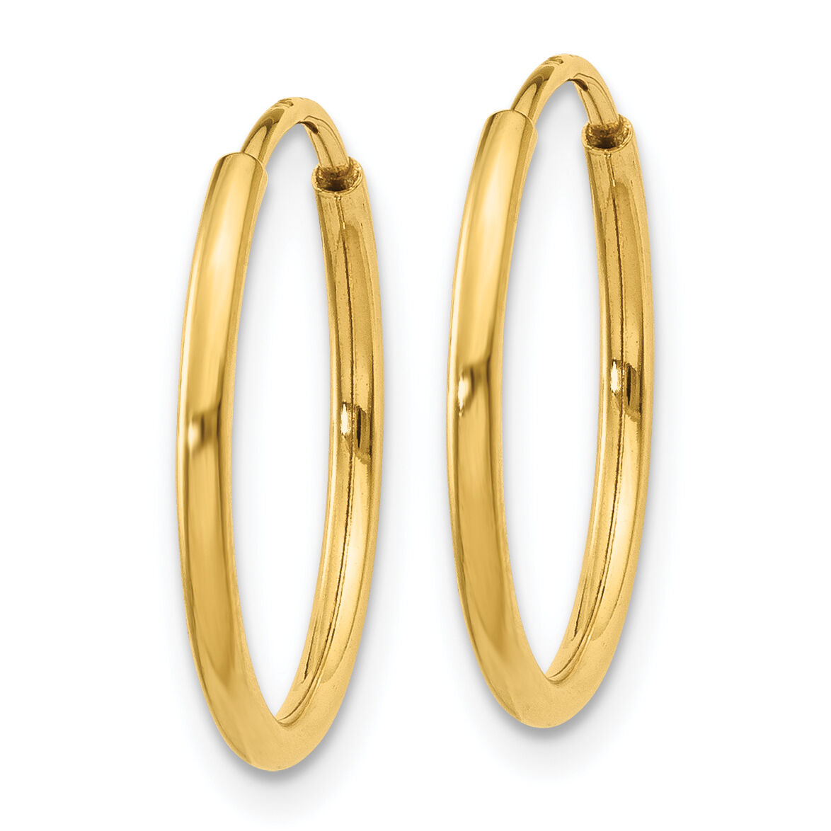 14k 1.20mm Endless Hoop Earring-XY1209