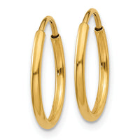 14k 1.20mm Endless Hoop Earring-XY1210