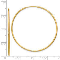 14k 1.20mm Endless Hoop Earring-XY1211
