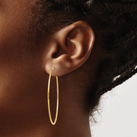 14k 1.20mm Endless Hoop Earring-XY1212