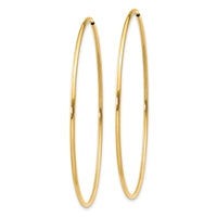 14k 1.25mm Endless Hoop Earring-XY1213
