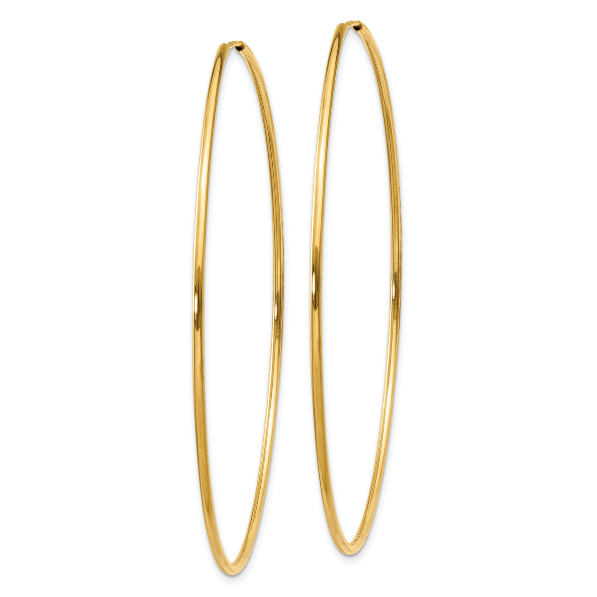 14k 1.20mm Endless Hoop Earring-XY1214