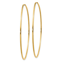 14k 1.20mm Endless Hoop Earring-XY1214