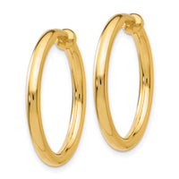 14k Non-Pierced Hoops Earrings-XY417