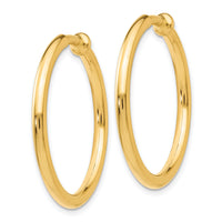 14k Non-Pierced Hoops Earrings-XY418