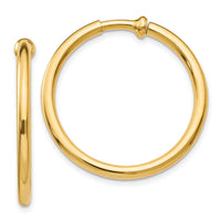 14k Non-Pierced Hoops Earrings-XY418