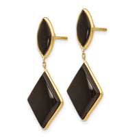14k Onyx Dangle Earrings-XY812