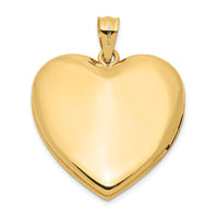 14k 24mm Diamond Star Ash Holder Heart Locket-XL718