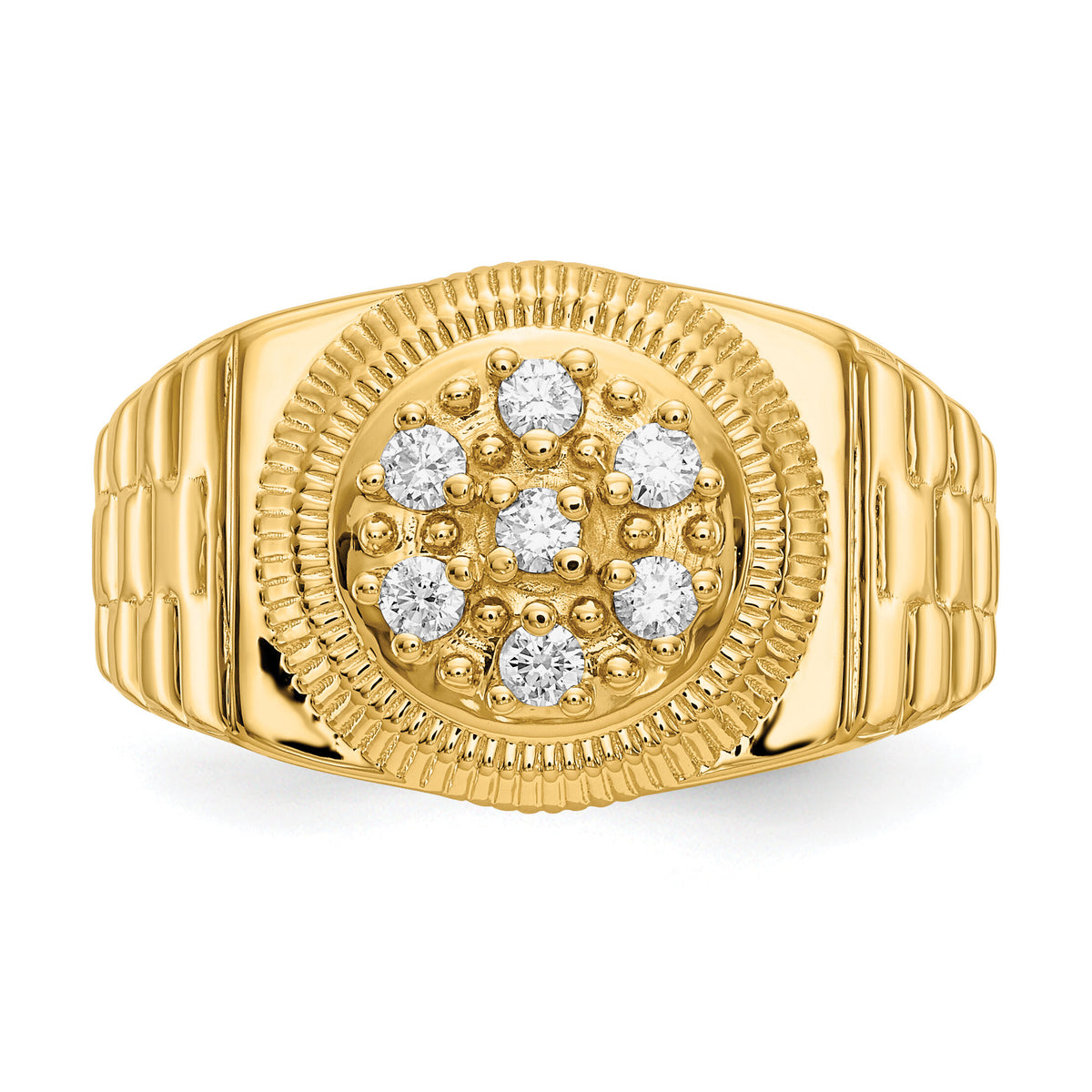 14k AA Diamond men's ring-Y1517AA