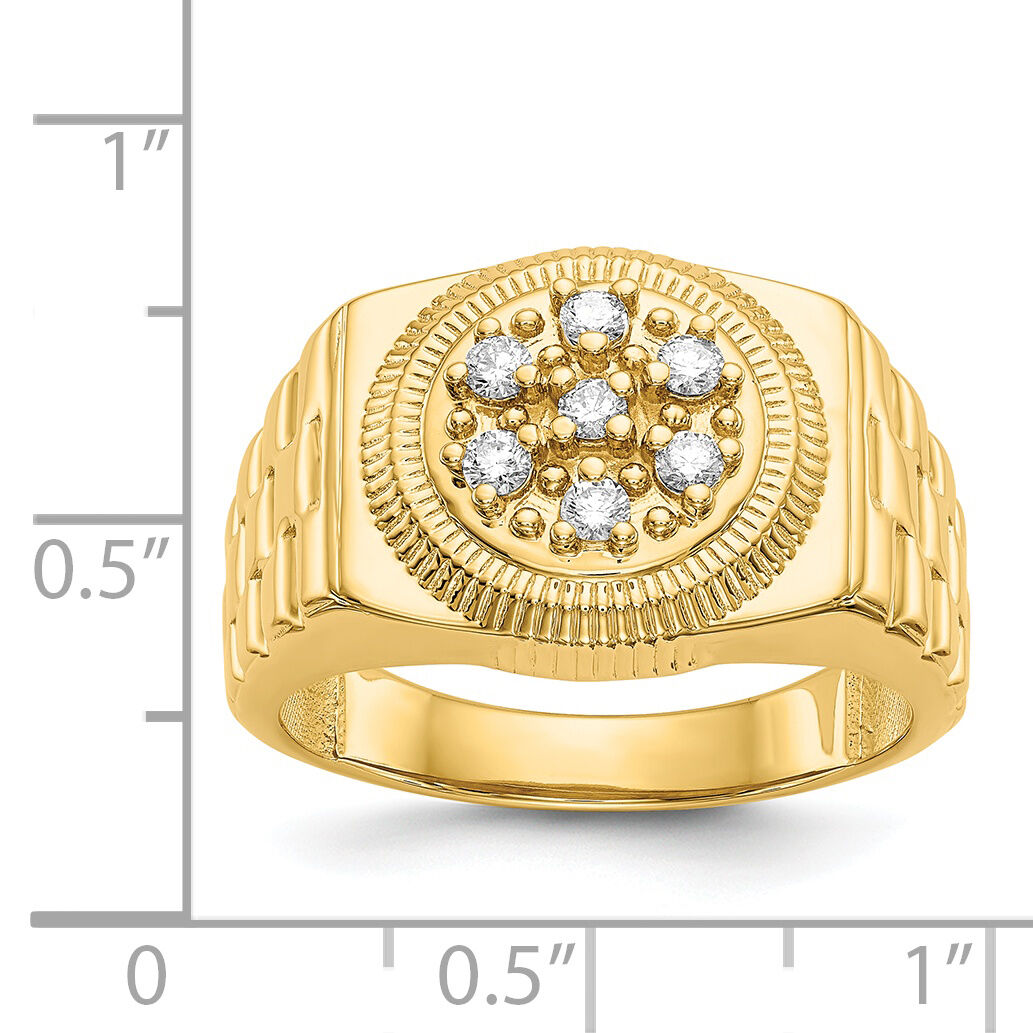 14k AA Diamond men's ring-Y1517AA