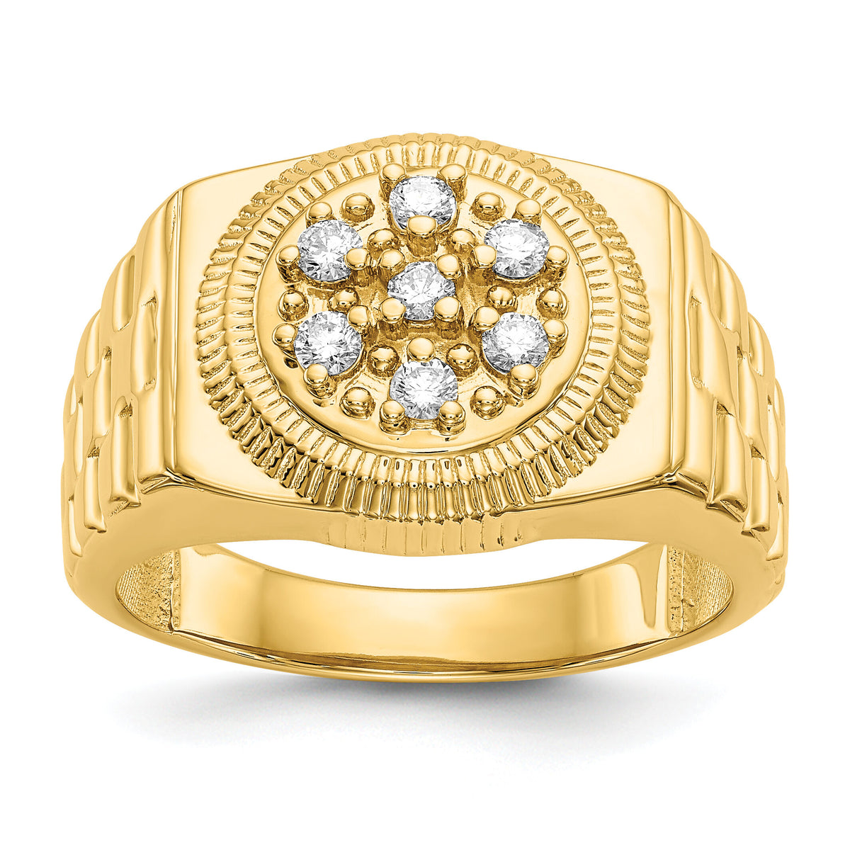 14k AA Diamond men's ring-Y1517AA
