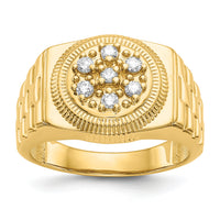 14k AA Diamond men's ring-Y1517AA