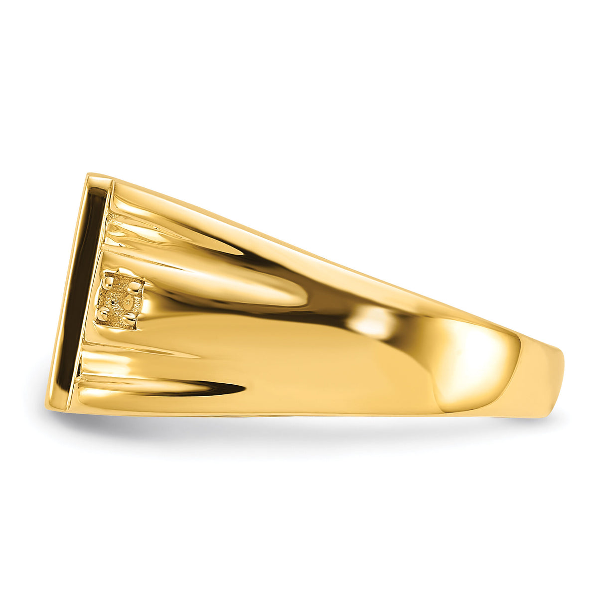 14k Men's ring mounting-Y1542