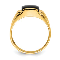 14k AAA Diamond men's ring-Y1548AAA