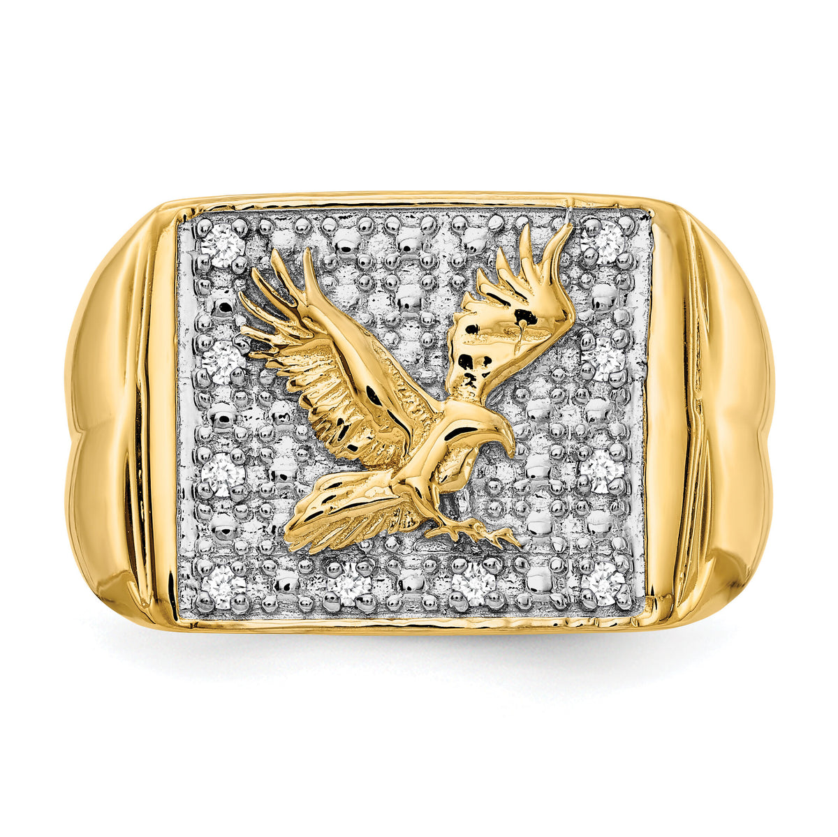 14k AA Diamond men's ring-Y1565AA