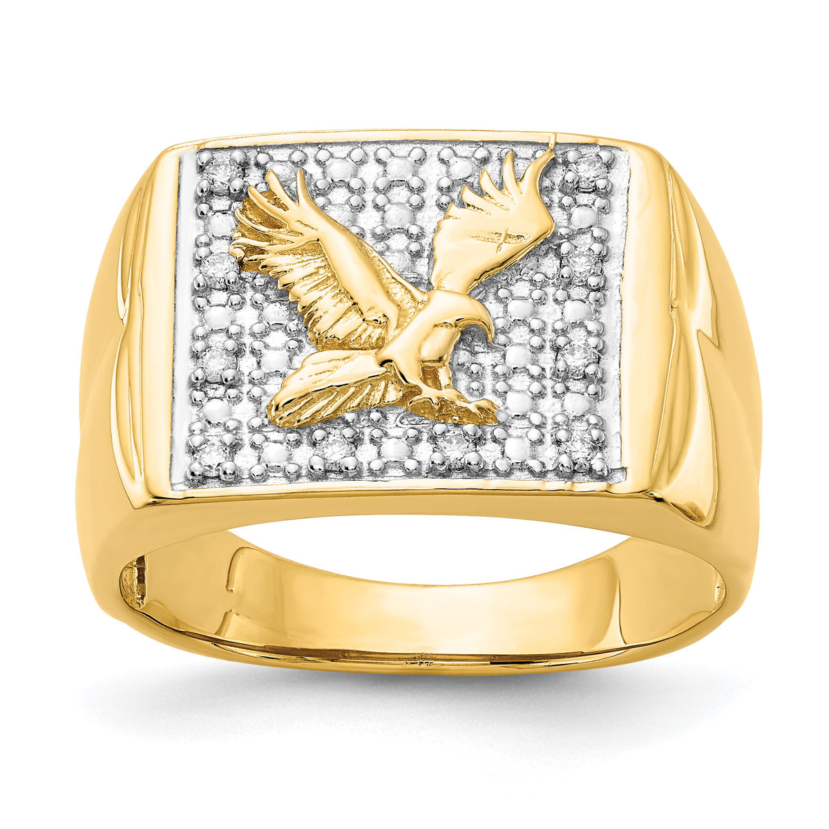 14k AA Diamond men's ring-Y1565AA