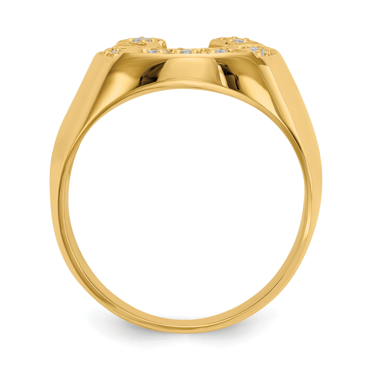14k AA Diamond men's ring-Y1566AA