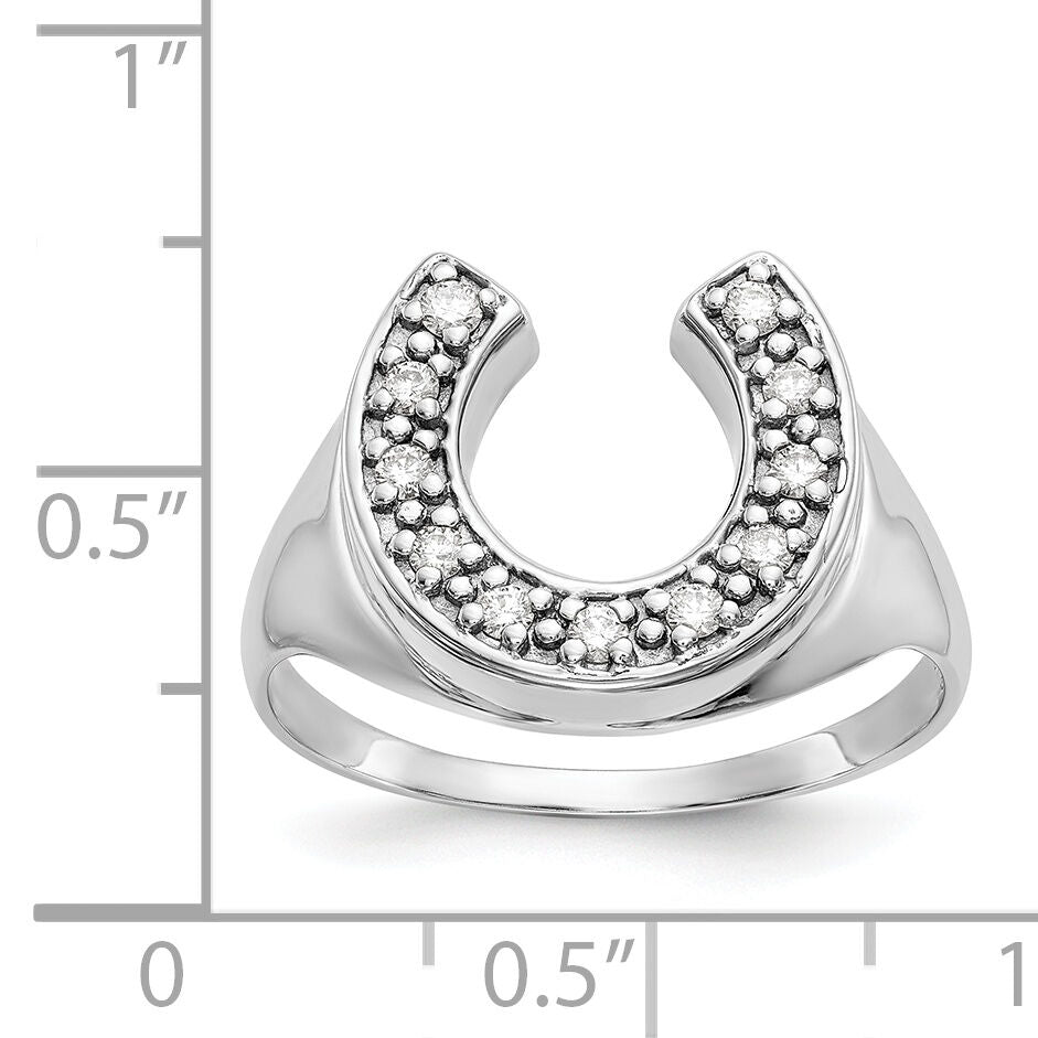 14k White Gold AA Diamond men's ring-Y1568AA