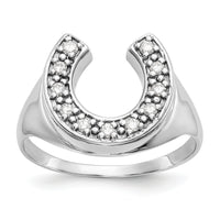 14k White Gold AA Diamond men's ring-Y1568AA