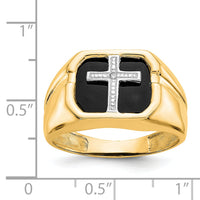 14k A Diamond men's ring-Y1572A