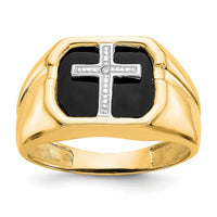 14k A Diamond men's ring-Y1572A