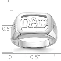 14k White Gold Men's ring mounting-Y1602