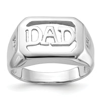 14k White Gold Men's ring mounting-Y1602