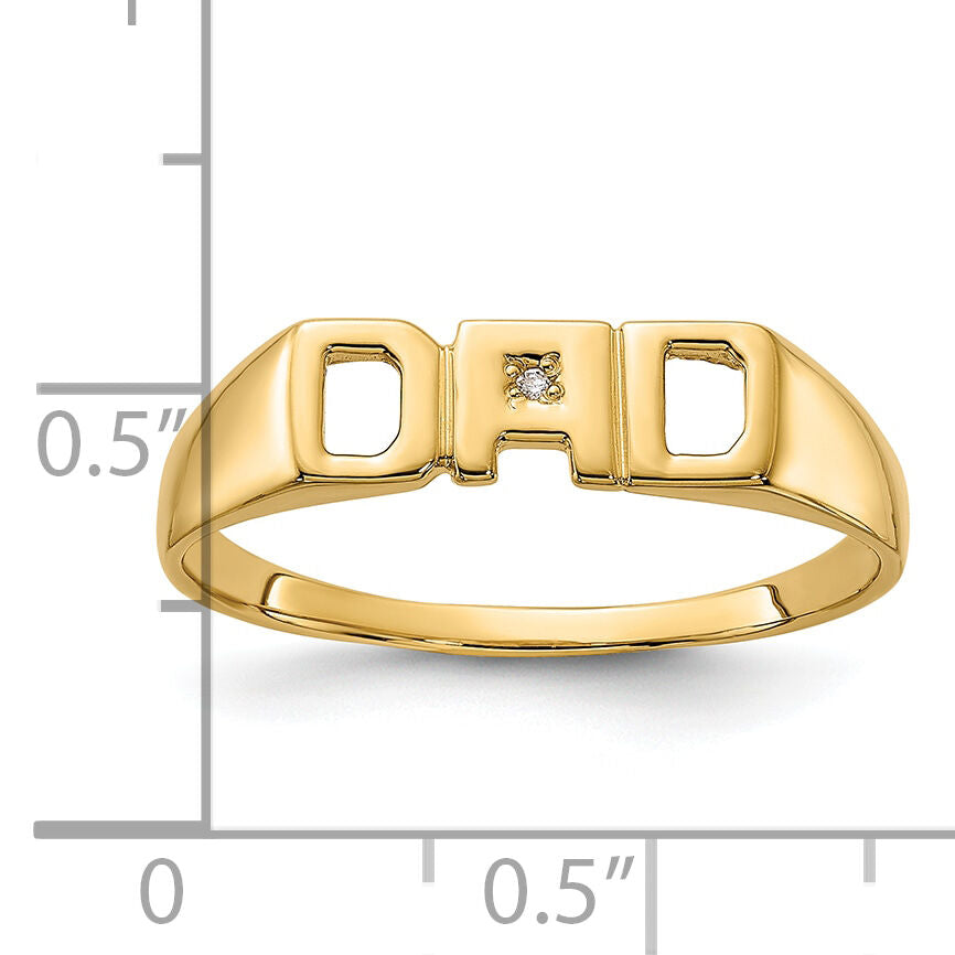 14k AA Diamond men's ring-Y1612AA