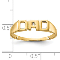 14k AA Diamond men's ring-Y1612AA