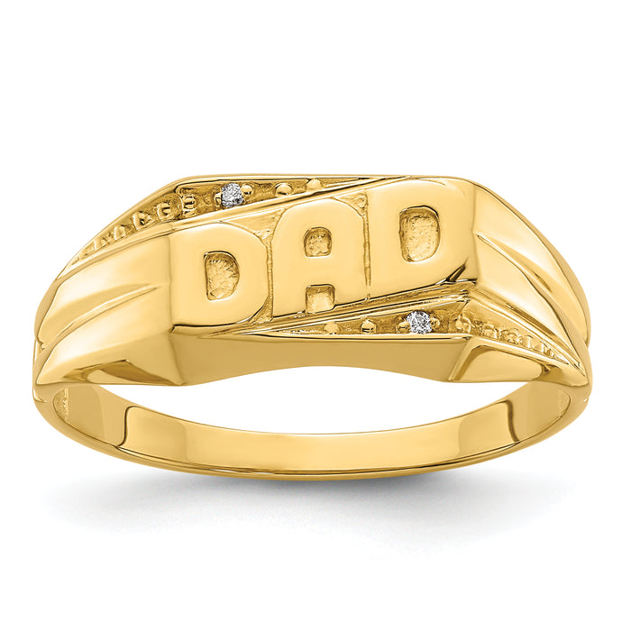 14k AA Diamond men's ring-Y1616AA