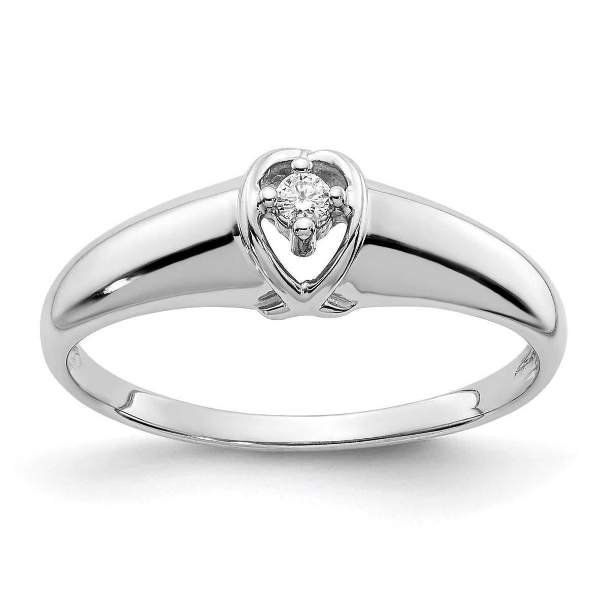 14k White Gold AA Diamond ring-Y1686AA