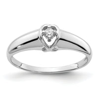 14k White Gold AA Diamond ring-Y1686AA