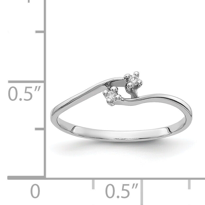 14k White Gold AA Diamond ring-Y1705AA
