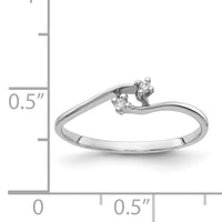 14k White Gold AA Diamond ring-Y1705AA