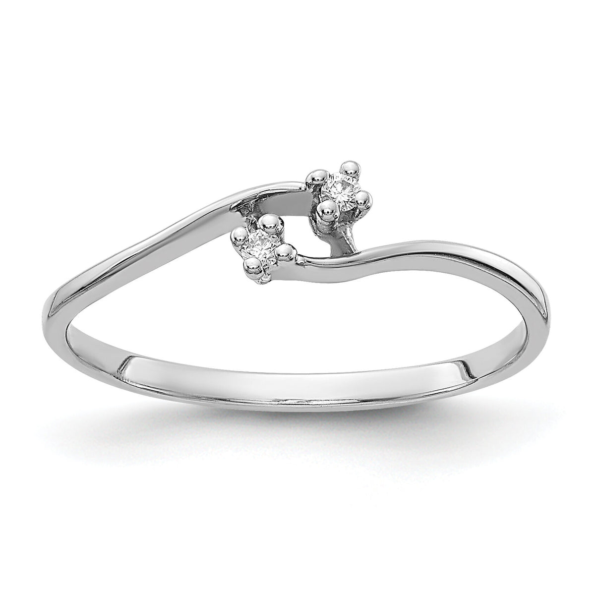 14k White Gold AA Diamond ring-Y1705AA