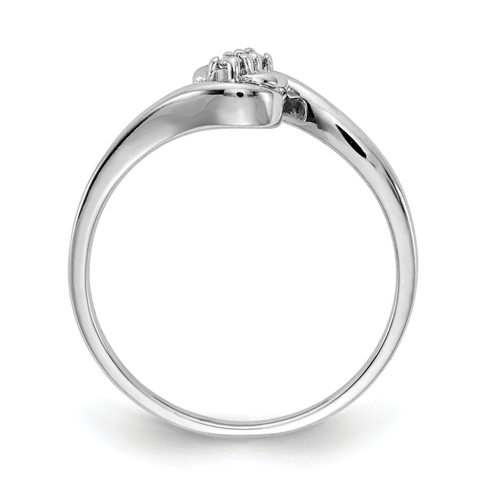 14k White Gold AA Diamond ring-Y1707AA