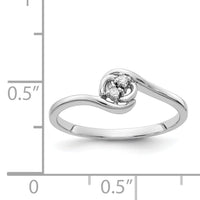 14k White Gold AA Diamond ring-Y1707AA