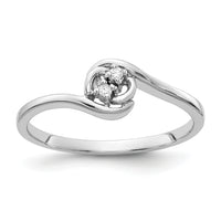 14k White Gold AA Diamond ring-Y1707AA