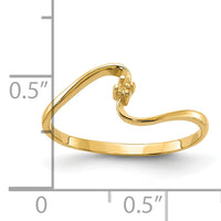 14k Polished .01ct. Diamond Ring Mounting-Y1716