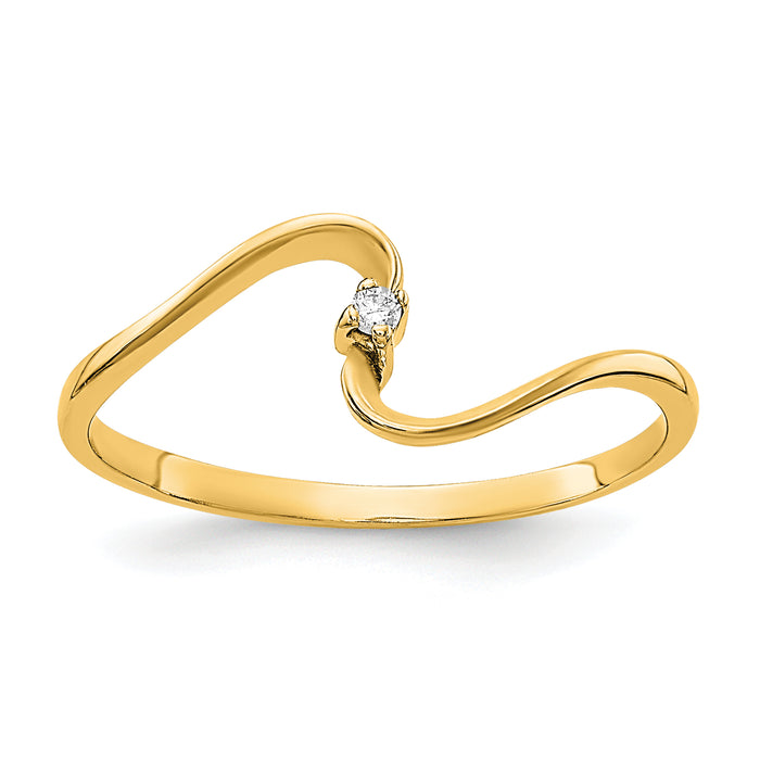 14k AA Diamond ring-Y1716AA
