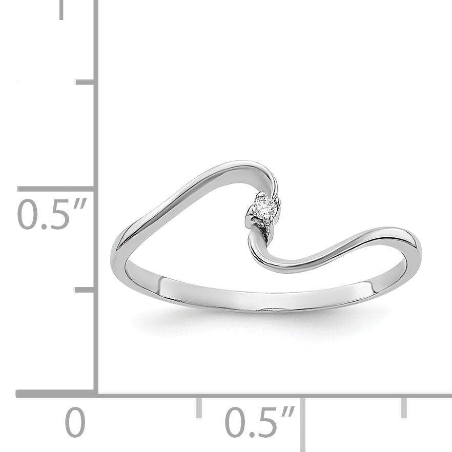 14k White Gold AA Diamond ring-Y1717AA