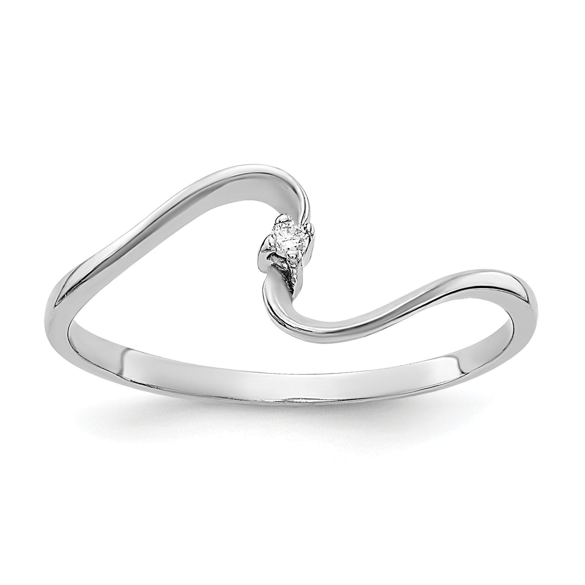 14k White Gold AA Diamond ring-Y1717AA