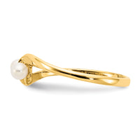 14k 3mm FW Cultured Pearl ring-Y1873PL