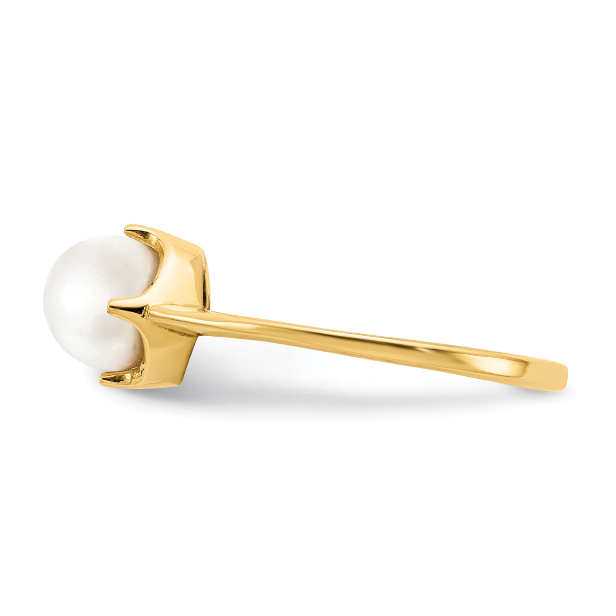 14k 6.5mm FW Cultured Pearl ring-Y1926PL