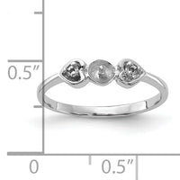 14k White Gold Polished Diamond & Pearl Ring Mounting-Y1937