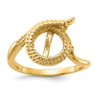 14k Polished Diamond & Pearl Ring Mounting-Y2026